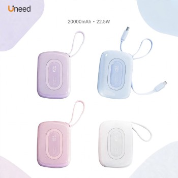 Uneed พาวเวอร์แบงค์ Powerbank 20000 mah แอมป์ ชาร์จเร็ว ของแท้ Mini PD22.5W